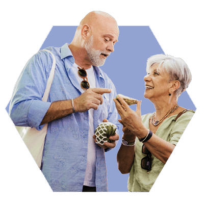 Older Couple on an Outing