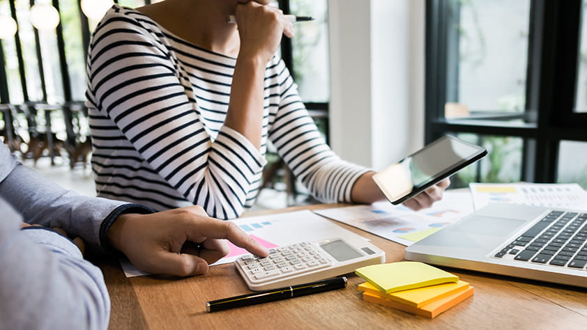 Couple Reviewing Their Finances