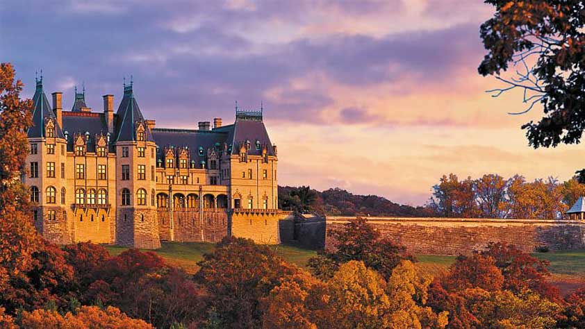 Historic U.S. Castles - Biltmore Estate, Asheville, North Carolina