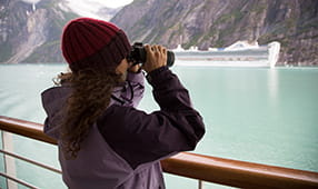 Woman on Arctic Cruise