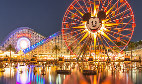 Disneyland, Cars Land at Night