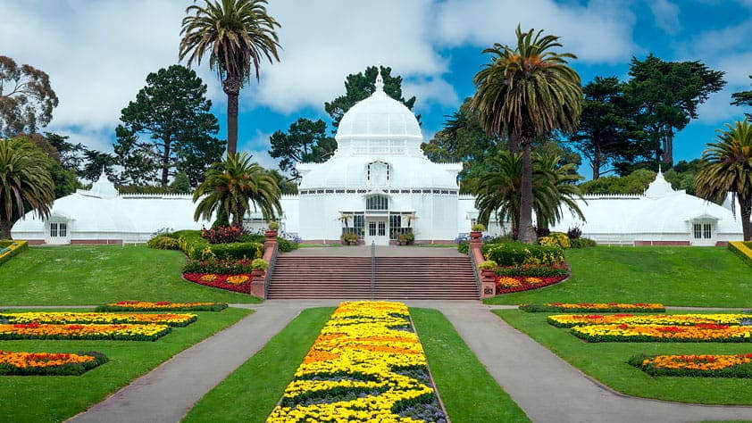 Conservatory of Flowers in San Francisco, California