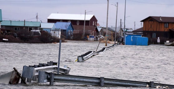 Disaster Relief for those affected by Typhoon Halong 2025 -- Photo of Alaska flooding released by the Alaska Division of Homeland Security Management.