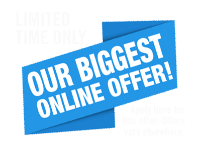 Our Biggest Online Offer