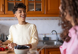 Teenagers Snacking on Fruit - Costco Membership