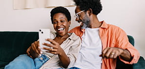 Members taking the interactive tour