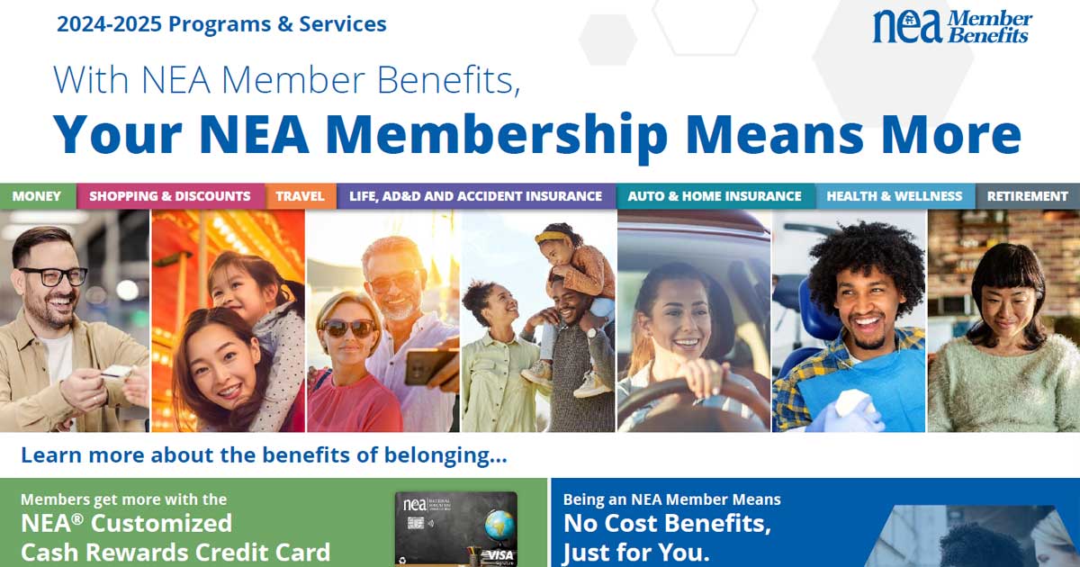 Programs and Services Flyer NEA Member Benefits