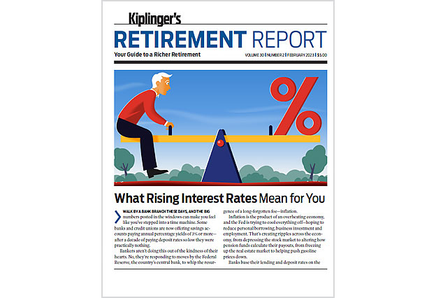 Cover of the February 2023 Kiplinger's Retirement Report