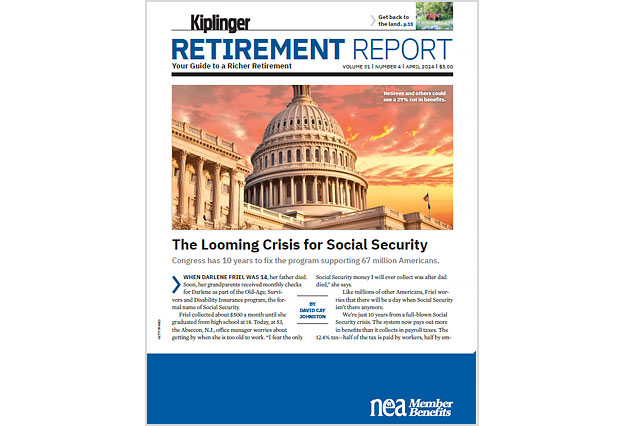 Cover of the April 2024 Kiplinger Retirement Report