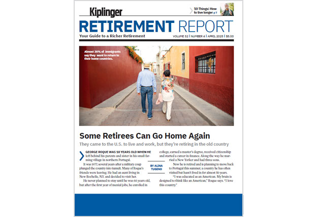 Cover of the April 2025 Kiplinger Retirement Report