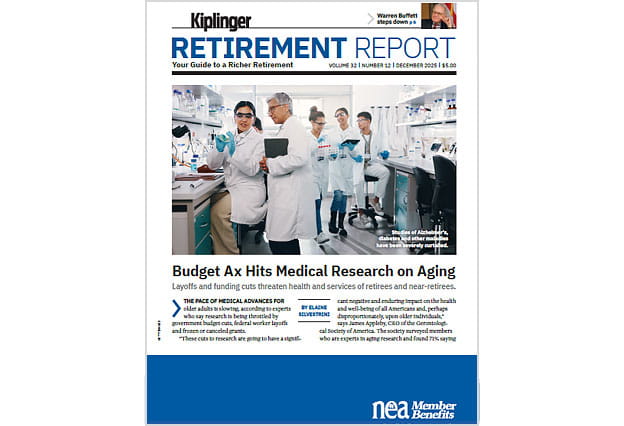 Cover of the December 2025 Kiplinger Retirement Report