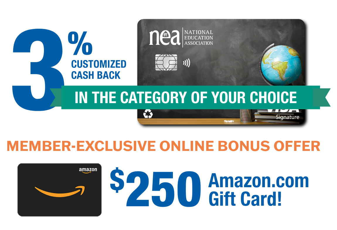 NEA® Customized Cash Rewards Credit Card