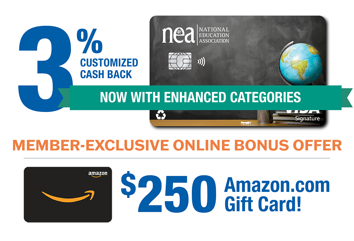 NEA® Customized Cash Rewards Credit Card