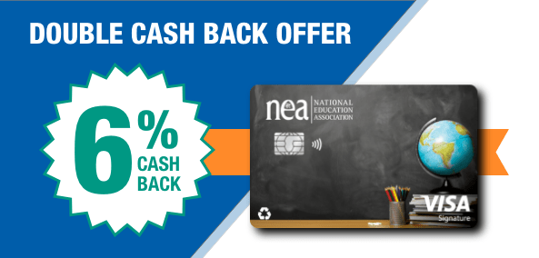 Double cash back offer