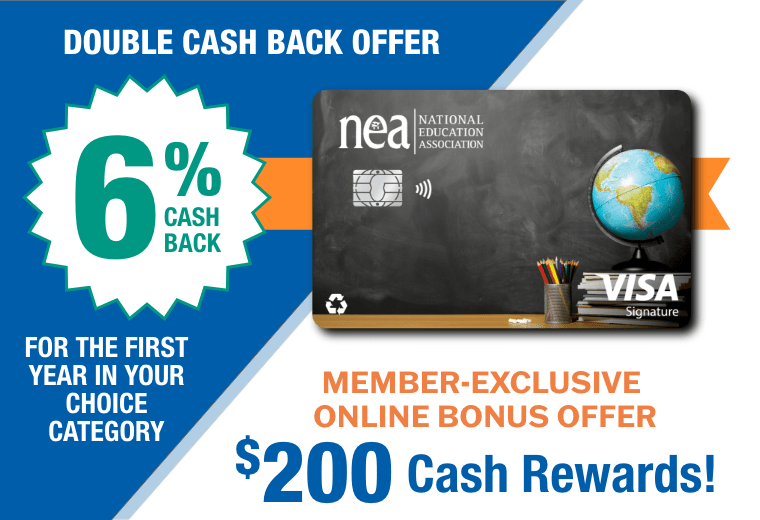 Double cash back offer