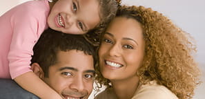 Close-up of Smiling Family