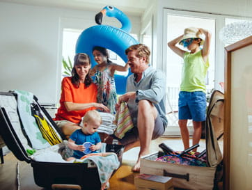 Family Packing for Vacation