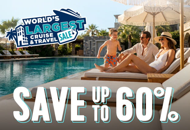 World's largest cruise and travel sale. Save up to 60%.