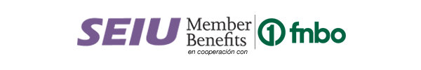 SEIU member benefits en cooperción con First National Bank Omaha